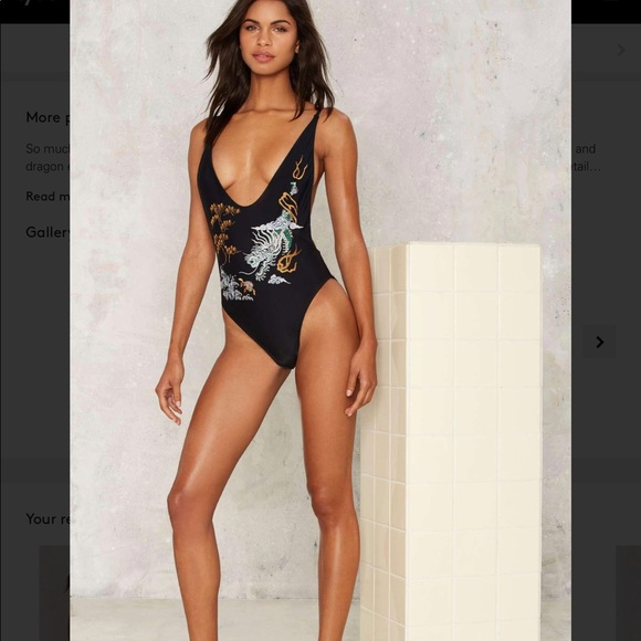 7️⃣💙 taming the dragon plunging swimsuit - Picture 4 of 5